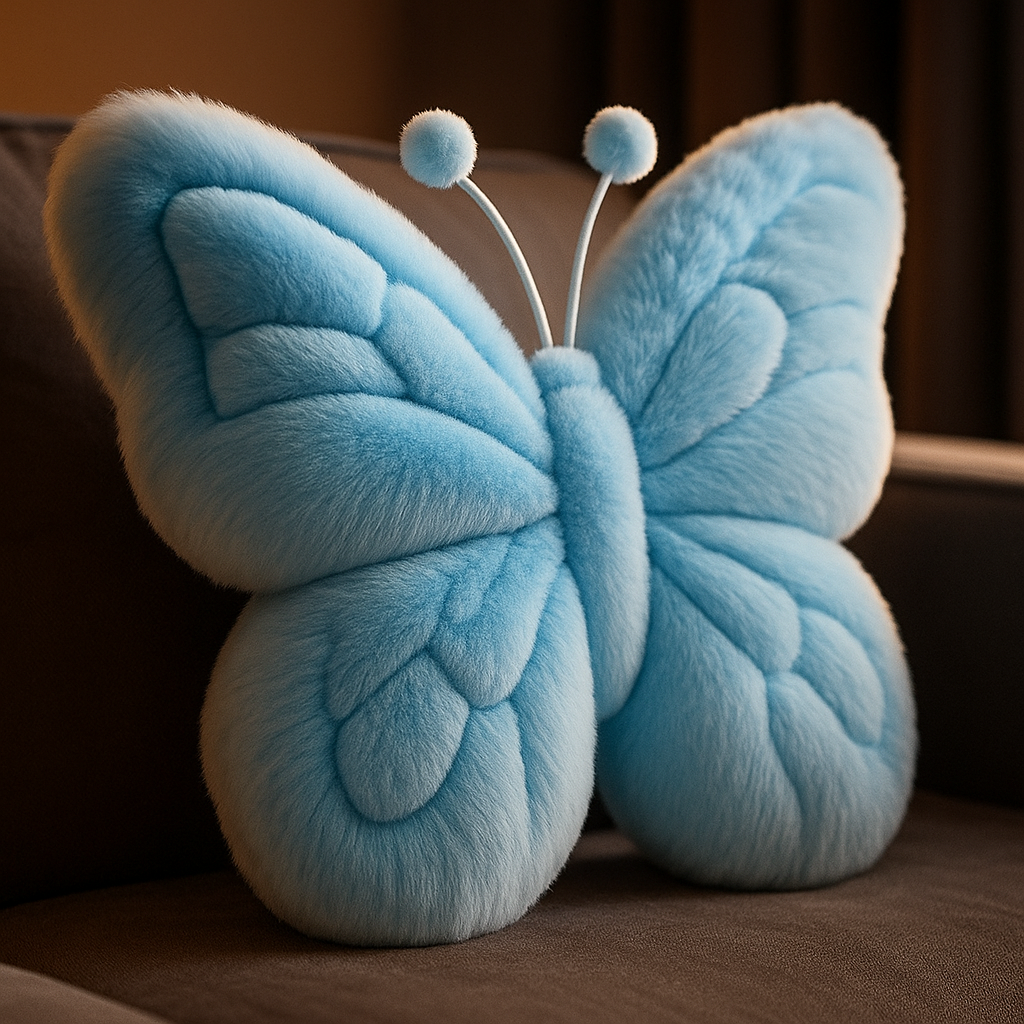 Plush Butterfly Shaped Pillow, Cushion