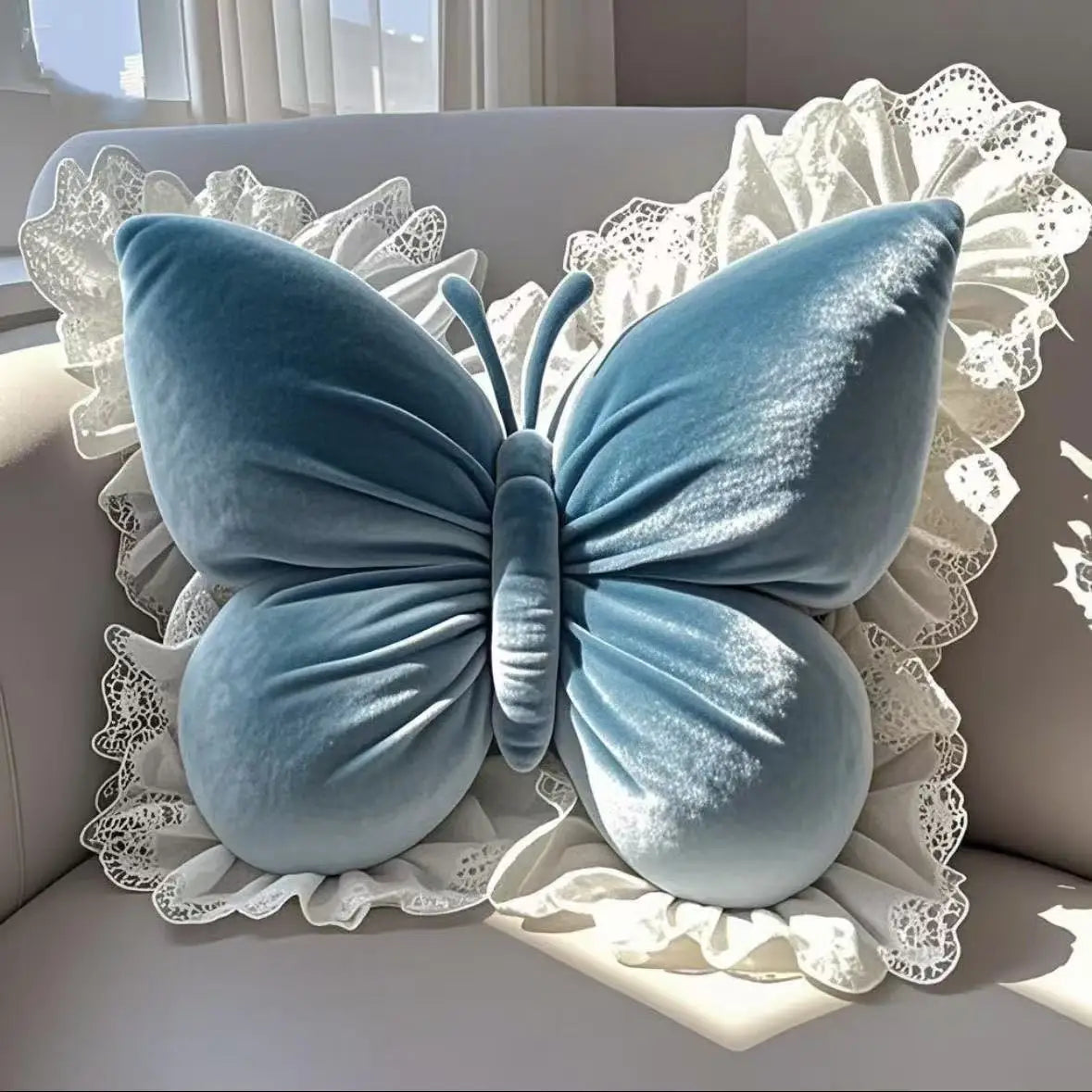 Soft Butterfly Shaped Pillow Cushion