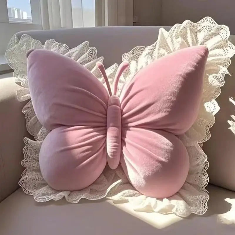 Soft Butterfly Shaped Pillow Cushion