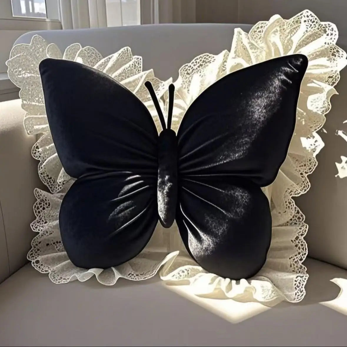 Soft Butterfly Shaped Pillow Cushion