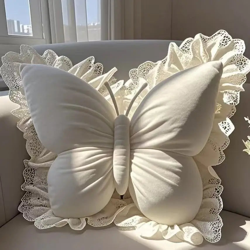 Soft Butterfly Shaped Pillow Cushion