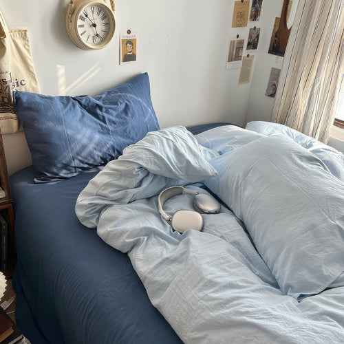 Ocean Blue Tones Bedding Set