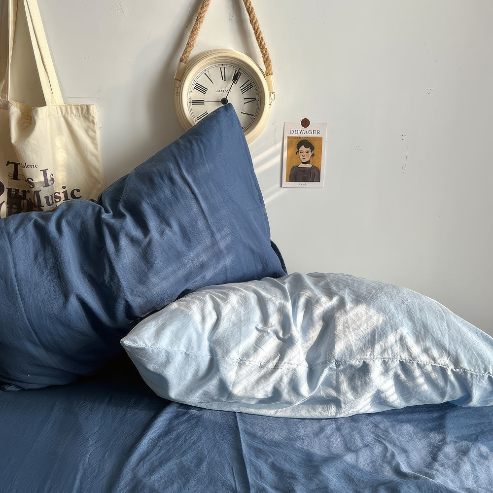 Ocean Blue Tones Bedding Set